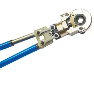 KH-300S hình ống Cáp Lugs hình lục giác Uốn Tóc bồng Kìm hình ống Cáp Lugs và kết nối Uốn Tóc bồng công cụ