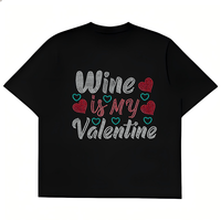 Dernier design 'Love' en strass pour transfert, vente en gros, design de haute qualité pour T-shirt