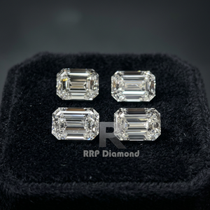 Diamants synthétiques cultivés en laboratoire, pureté VS1, 0,20-0,29 carats, couleur H, lot mixte, taille émeraude, très bon, 10 Moh's, certificat IGI - Product Image 3