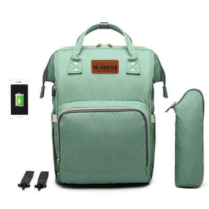 Ventes d'usine Sac de voyage étanche momie sac à couches multifonctionnel avec USB - Product Image 6