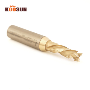 Broca de enrutador KOOSUN TCT, broca de enrutador en espiral con revestimiento de carburo sólido de 3 flautas para paneles de muebles de madera, cortador de fresado de puerta de gabinete - Product Image 2
