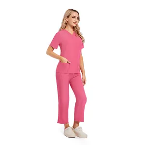 New Arrivals OEM Design Custom Made Enfermagem Médica Scrubs Alta Exigida Uniforme Médico Uniforme Hospitalar Unisex Uniforme