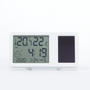 Termohigrómetro Digital LCD Grande al por Mayor, Ultrafino, Sencillo, Termómetro Electrónico Inteligente para el Hogar, Higrómetro, Reloj de Pared - Product Image 6