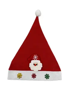 Hot Sale HX-010 Pull Cap Pull Side Doll Head Cute Christmas Hat Christmas Hat Santa Hat