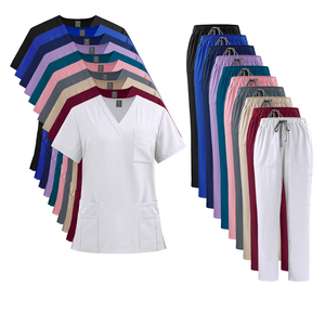 Niaahinn Bata Médica de Laboratorio XL Personalizable Para <span class=keywords><strong>Mujer</strong></span> Uniforme de Spa <span class=keywords><strong>Pijama</strong></span> Quirúrgico Tejido Para Enfermera - Product Image 5