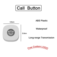 Système de bouton d'appel de serveur à distance sans fil avec fonction de vibration pour restaurants cafés hôtels maisons de retraite hôpitaux cliniques