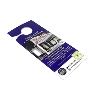 Colgadores de Puerta Promocionales con Recubrimiento UV Personalizado, Publicidad Exterior de Alto Impacto - Product Image 3