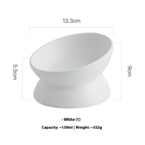 Özel Logo hayvan mama kabı, OEM ODM kişiselleştirilmiş seramik paslanmaz çelik köpek kedi çanak, Modern ev dekor besleme malzemeleri - Product Image 6