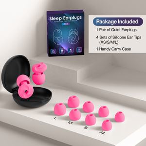 4 Sizes Sleeping Ear <b>Plugs</b> <b>Replacement</b> Sound Insulation Silicone Noise Cancellation Earplugs for Sleep - Product Image 4