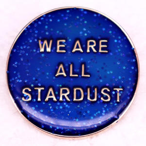 مخصص نحن جميعا ستارداستر بروش لامع شارة زرقاء الهدايا التذكارية شعار الشركة الهدايا التجارية الترويجية - Product Image 1