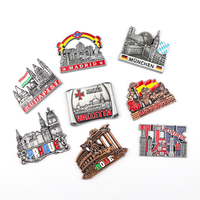 Aimant de réfrigérateur en métal personnalisé, souvenir de Minsk, Biélorussie, conçu sur mesure par le fabricant, souvenir personnalisé pour votre marché local