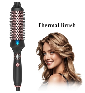 Cepillo Térmico Redondo de 1.5 Pulgadas con Iones Negativos, Cepillo Alisador y Rizador de Cabello Eléctrico, Herramienta de Peinado de Calentamiento Rápido - Product Image 2