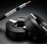 Cable Coaxial de Doble Trenzado con Protección Anti-Interferencia para Instalación de TV por Cable, Suministro de Fábrica