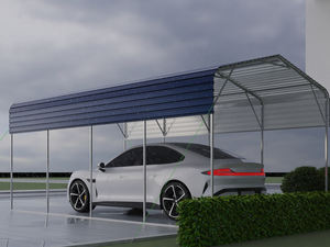 <span class=keywords><strong>Abri</strong></span> d'auto moderne en acier <span class=keywords><strong>de</strong></span> première qualité Nouveau design <span class=keywords><strong>Garage</strong></span> métallique portable pour le stationnement des voitures <span class=keywords><strong>Bois</strong></span> traité sous pression pour l'extérieur - Product Image 3