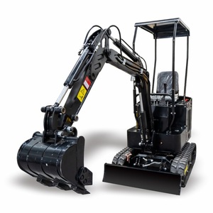 Miniexcavadora de cadenas de 1 tonelada y 2 toneladas, máquina compacta de excavación hidráulica para uso en construcción de huertos - Product Image 5