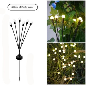 โคมไฟหิ่งห้อยพลังงานแสงอาทิตย์ IP65ไฟ LED ส่องสว่างจากสวนโคมไฟอลูมิเนียมอัลลอยด์สำหรับตกแต่งลานสนามหญ้าการใช้งานในแนวนอน - Product Image 5