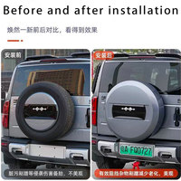 Byd Fangcheng Leopard 5 couvercle de pneu de secours en acier inoxydable et boîtier nouvel état accessoire de hayon tout-terrain