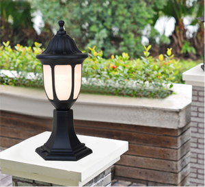 Lámpara de jardín de plástico barata estabilizada Uv impermeable P214 IP44 para iluminación de puerta de Pilar Luz de pilar de jardín al aire libre - Product Image 3