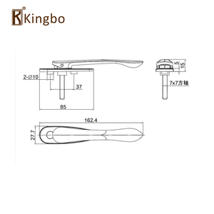 Tay Nắm Cửa Sổ Bằng Hợp Kim Nhôm Độc Đáo Thiết Kế Theo Yêu Cầu Tay Nắm Cửa Sổ Bán Chạy Phần Cứng Cửa Sổ Tay Nắm Cửa An Toàn Tốt Và Tay Nắm Cửa Sổ - Product Image 6