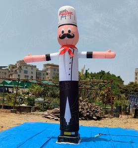 عالية الجودة نفخ سطح المكتب طاه الرياح Skydancer الإعلان حار بيع الشيف موجة الرقص الهواء أنبوب رجل البالون - Product Image 6