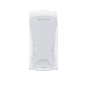 Distributeur de papier toilette intercalé blanc mat avec clé pour le remplissage - Product Image 1