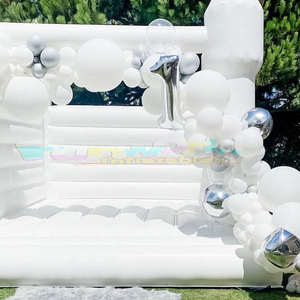 Fête adulte divertissement papillon ballons roses pull gonflable rebond maison mariage château gonflable - Product Image 5