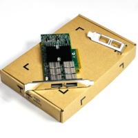 Mellanox-Adaptador de red de 2 puertos, 2 puertos, Qsfp FDR Ib 56 GB/S CONNECT-3, Vpi, 40GBE, PCIE3.0 X8 8GT/S, Vpi, 1, 2 puertos
