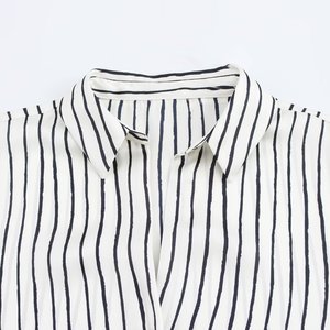 PB&amp;ZA Women 2025 Spring New Fashion <strong>Silky</strong> Texture Blouses Vintage Long Sleeve Female Blusas Chic <strong>Tops</strong> - Product Image 4