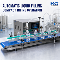 Machine de remplissage automatique de liquides à pompe magnétique de petite taille pour la production de bouteilles d'huiles essentielles, de parfums et de cosmétiques