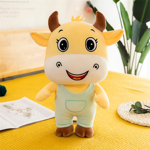 2021 nuevo diseño de alta calidad de la mascota de peluche de animal de buey de peluche de juguete para las familias - Product Image 3