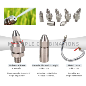 New SS304 High Bullet-shaped Linear Nozzle Column Cleaning <b>Spray</b> Car Surface <b>Cleaner</b> - Product Image 5