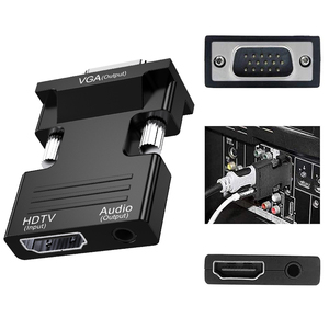 Bán Buôn 1080P HDTV VGA Chuyển Đổi <span class=keywords><strong>Adapter</strong></span> 3.5Mm <span class=keywords><strong>Adapter</strong></span> Âm Thanh Cho Máy Tính Xách Tay PC Cho PS3 HDTV-Sản Phẩm Chất Lượng Cao <span class=keywords><strong>Adapter</strong></span> - Product Image 5