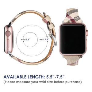 <span class=keywords><strong>Cinturino</strong></span> in <span class=keywords><strong>pelle</strong></span> di moda per Apple Watch 38mm 40mm 42mm 44mm Color caramella accessorio da polso da <span class=keywords><strong>donna</strong></span> - Product Image 4