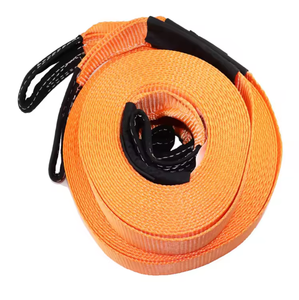 003 iropes पॉलीथिलीन खिंचाव कार टइंग रस्सी 3 इंच 10 फीट 20 फीट 30 फीट 30000 एलबीएस रिकवरी टैव शेकलाइन के साथ रिकवरी स्ट्रैप - Product Image 2