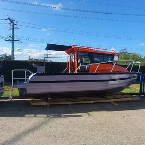 Bateaux de pêche en aluminium Gospel Boats de 7,5 m (25 pieds), bateau de croisière à cabine centrale facile à naviguer avec <span class=keywords><strong>un</strong></span> chemin de marche autour du bateau, <span class=keywords><strong>prix</strong></span> <span class=keywords><strong>d</strong></span>'usine - Product Image 2