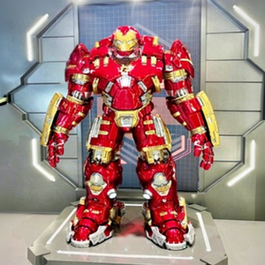 Escultura de fibra de vidrio de Iron Man brillante Anti-<span class=keywords><strong>Hulk</strong></span> Buster figura de acción blindada centro comercial teatro decoración de la sala de estar - Product Image 1