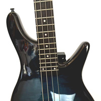 Guitare électrique de haute qualité à 4 cordes avec 22 frettes, corps en bois polaire américain, guitare basse