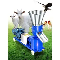 Machine de fabrication de granulés d'aliments pour animaux de ferme à usage domestique, pour bovins, lapins, porcs, volailles, poulets, granulateur de fabrication de granulés, pelletiseur, machine de traitement