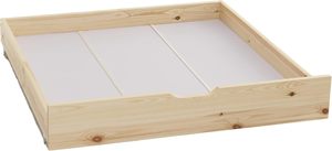 Solido legno di pino naturale <span class=keywords><strong>letto</strong></span> cabina per bambini 90X190 cm con 2 cassetti e tetto per camera da <span class=keywords><strong>letto</strong></span> moderna - Product Image 6