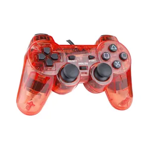 Fabrika uygun fiyat gamepad ps2 oyun joypads PlayStation 2 joystick kablolu denetleyici