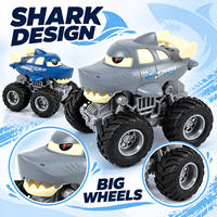 Nouveauté EPT : Jouets Monster Truck Shark, voiture jouet à friction avec grandes roues pour enfants de 3 ans et plus