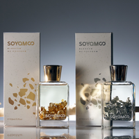 Diffuseur de parfum d'ambiance de luxe en feuille d'or pour la maison, aromathérapie, diffuseur parfumé pour la décoration de chambre, cadeau, prend en charge la personnalisation