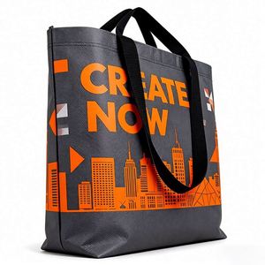 Waterproof Reusable <b>Large</b> Grocery Recycled Rpet Laminated Foldable Tote Shopping <b>Bag</b> With Logo Custom Promotional <b>Gifts</b> - Product Image 1