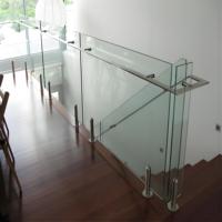 Chuanlan – Poteau de fixation moderne en acier inoxydable pour balustrade de piscine sans cadre, balcon, escalier, villa, hôtel, et garde-corps en verre pour appartement