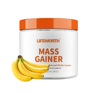 مكملات LIFEWORTH الرياضية اليومية للاعبي كمال الأجسام واللياقة البدنية في صالة الألعاب الرياضية لزيادة الكتلة العضلية والوزن بشكل كبير وبروتين لتعزيز الأيض - Product Image 1