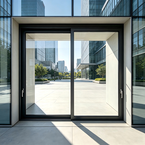 Deioux Aluminum <b>Sliding</b> Doors Energy Saving Sound Insulated Large Glass Doors for Living Room - Product Image 1