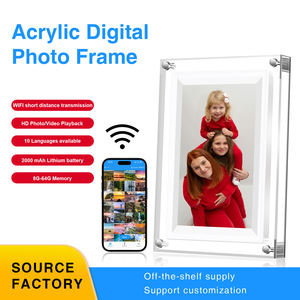 Pesan Grosir Bingkai Foto Digital Akrilik 5/7/10/12 Inch Sensor Gerak Rotasi Otomatis Bingkai Foto Digital untuk Rumah Kantor - Product Image 2