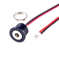 Cable de Carga de Corriente Alta 3A con Conector Magnético Roscado Circular Impermeable IP67