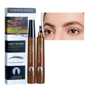 Lápiz <span class=keywords><strong>de</strong></span> <span class=keywords><strong>Cejas</strong></span> <span class=keywords><strong>de</strong></span> Marca Privada, <span class=keywords><strong>Punta</strong></span> <span class=keywords><strong>de</strong></span> 4 Puntas, Aspecto Natural, Lápiz <span class=keywords><strong>de</strong></span> <span class=keywords><strong>Cejas</strong></span> Líquido con Aspecto <span class=keywords><strong>de</strong></span> Pelo para Mujer - Product Image 1