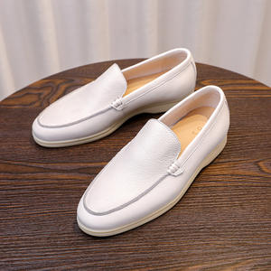 Zapatos Oxford de Cuero Hechos a Mano para Hombre, con Punta Cuadrada, con Cordones, Planos, para Oficina, Profesionales, Antideslizantes, Transpirables, Ligeros y Desodorantes - Product Image 3